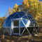 Outdoor Glass Igloo Camping Geodesic Dome Tent 12M Diameter