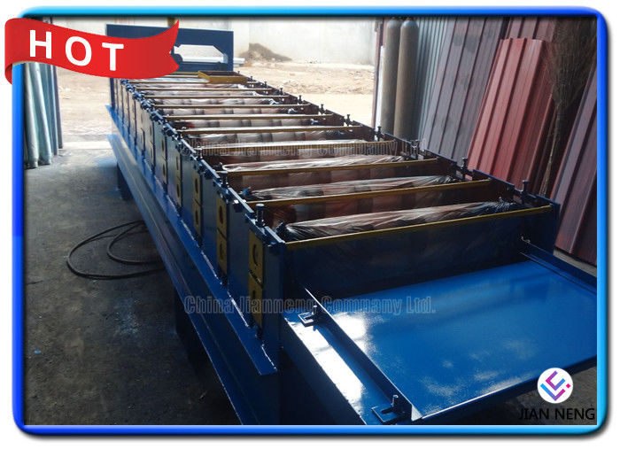 Grubość 0,3-0,8 mm Metalu Rollforming Systems, Wall And Roof Steel Roofing Machine