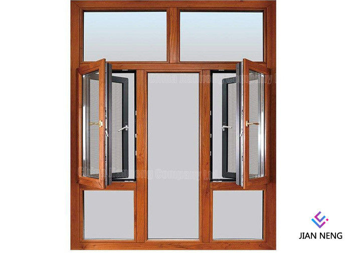 Thermal - Break Aluminium Okna i drzwi 6063 - T5 Double Glaze French Casement Window