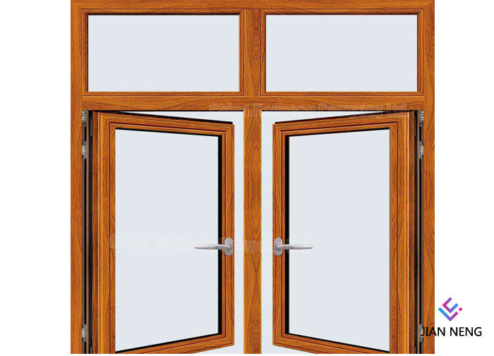 Thermal - Break Aluminium Okna i drzwi 6063 - T5 Double Glaze French Casement Window