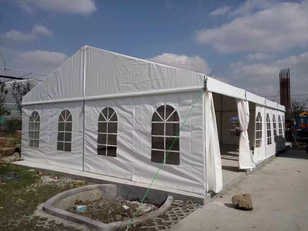 Dostosowany rozmiar Aluminiowa rama PVC Pokrycie namiotu na zewnątrz do mieszkania / przechowywania
