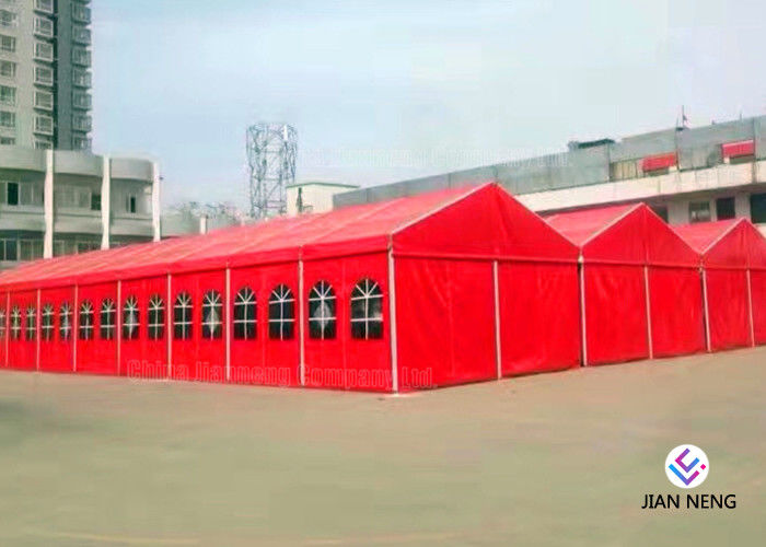 Red Aluminium Truss Roof Systems, Piękny Dj Oświetlenie Truss Systemy kratowe Namiot z klimatyzacją