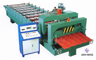 Speed 5m/Min Roof Panel Glazed Tile Roll Forming Equipment With 18 Forming Stations